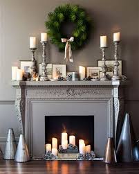 Candles In Fireplace Fireplace Mantel