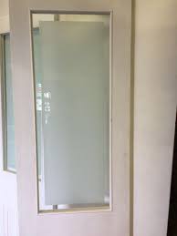 etched glass internal double doors