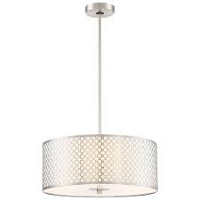 George Kovacs Dots 3 Light Brushed Nickel Pendant P1266 084 The Home Depot
