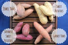 yams and sweet potatoes is there a