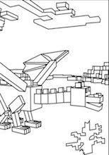 In minecraft, an ender dragon is a boss mob. Minecraft Coloring Pages