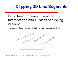 Types of clipping in computer graphics ans. Clipping Angel Interactive Computer Graphics 5 E Addison