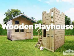 Children S Wooden Playhouse 3 Styles