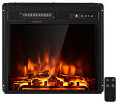 Gymax 18 Inch Electric Fireplace Insert