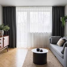 what color curtains with gray couch