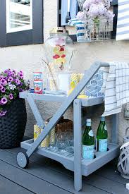 Summer Patio Outdoor Beverage Cart