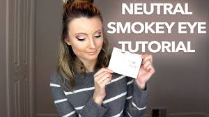 easy makeup tutorial neutral smokey