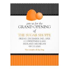 Candy Shop Grand Opening Announcement Flyers Zazzle Com