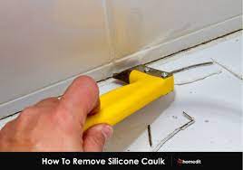 how to remove silicone caulk the best