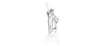 Comment Dessiner la Statue de la Liberté ? | Statue Art Déco
