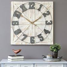 Large Oversized Square Wall Clock