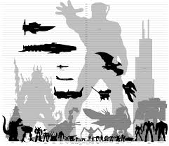 Papercraft Godzilla Godzilla Size Chart 05 Wallpaper
