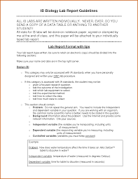 B  Internal Assessment Criteria   SL HL   Biology     Ferguson 