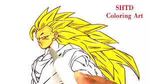 Some of the colouring page names are goku super saiyan 3 coloring at, dragon ball z coloring goku super saiyan 5 at, big goku super click on the colouring page to open in a new window and print. How To Color Goku Super Saiyan Coloring Book Dragon Ball Coloring Pages Youtube