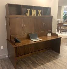 Horizontal Murphy Wall Bed With Desk