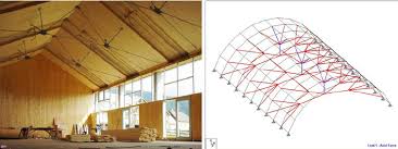 polonceau inspired roof structure based