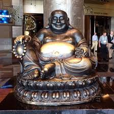 Blve Garden Big Belly Maitreya Bronze