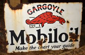 Gargoyle Mobiloil Make The Chart Your Guide Double Sided