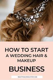 a wedding hair makeup business