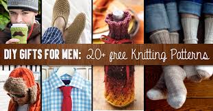 diy gifts for men 20 free knitting