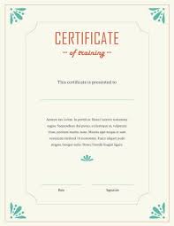 7 Training Certificate Templates Free Download Hloom