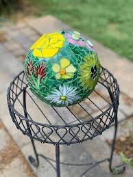 Mosaic Gazing Ball Garden Ball Garden