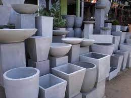 concrete flower cement pots at rs 5000