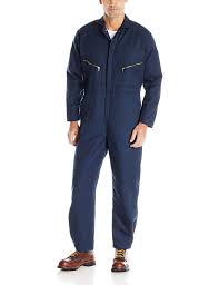 Red Kap Mens Insulated Twill Coverall With Quilted Lining Long Sleeve