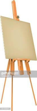 Easel With Canvas Stock Vectors Clipart Me
