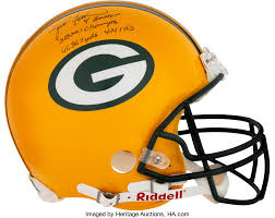 This is a page of oral history on helmets, just one man's recollection of how bicycle. 2000 S Brett Favre Signed Full Sized Authentic Green Bay Packers Lot 51259 Heritage Auctions