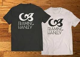 Details About Framing Hanley Logo Americanand White Gildan 100 Cotton Usa Size T Shirt En1