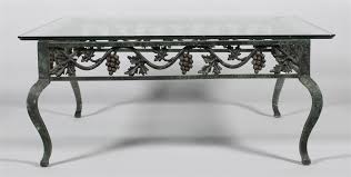 Wrought Iron Table With G Design