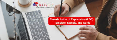 letter of explanation loe canada