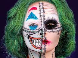makeup artist creates joker look four