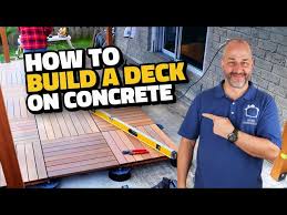 A Deck On Concrete For Beginners