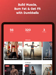 dumbbell workout at home app drops