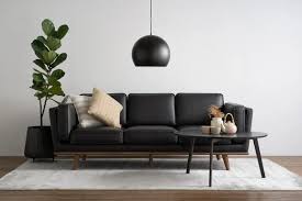 33 black sofa living room ideas