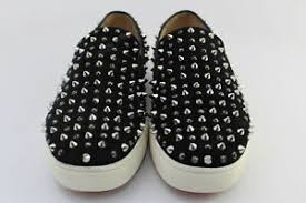 Details About Christian Louboutin Mens Roller Flat Skate Shoes With Spikes Size 39