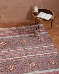 red brown rugs carpets dhurries