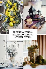 wedding centerpieces without flowers