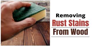how to remove rust stains from painted