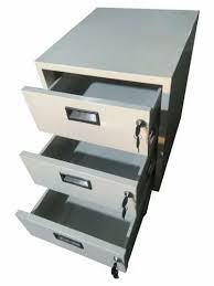 stainless steel 3 drawer file cabinet
