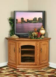 Tuck a tv into any room with a corner tv stand. Small Space Check Out This Corner Tv Stand Swiss Valley Furniture