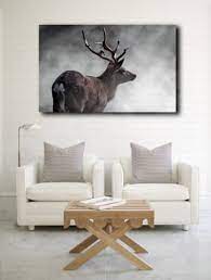 Deer Canvas Poster Art Print Home Wall