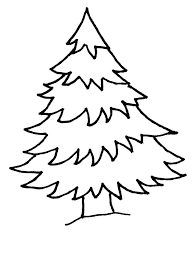 Christmas Tree Printable Coloring Pages Free Ornaments Colouring