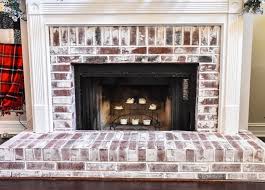 Transforming A Red Brick Fireplace With