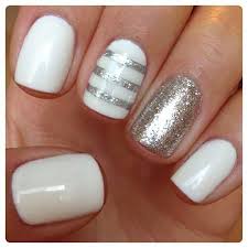 Black and white nail art for short nails. 19 White Nail Designs 30 Nail Art Designs 2020