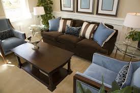 Living Room Examples With Brown Couches