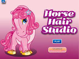 horse studio dress up horse game for