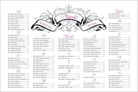 Regal Banner Wedding Seating Chart Printable 85 00 Via